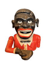 Tirelire en fonte à