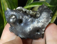 Antique Metal Slag 4.5x3.5cm Collection Cabinet of Curiosity Metal Study