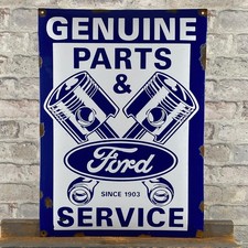 Plaque émaillée FORD 20.1x14.6" (51x37cm) Nice Service Car Parts Retro Vintag...