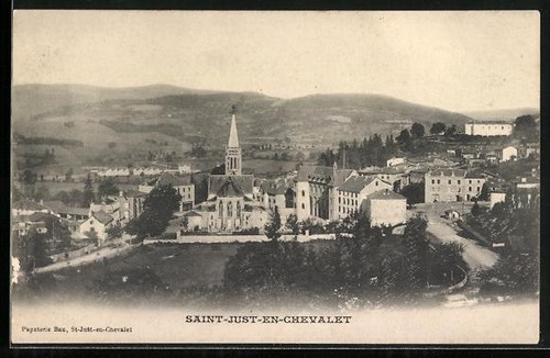 Cpa saint just - cpa, saint-just-en-chevalet