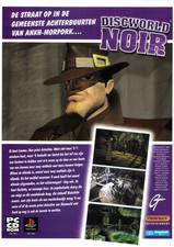 1999 DiscWorld NOIR  (PC/PS1) A4 Vintage Print Ad/Poster, 100% Official Art