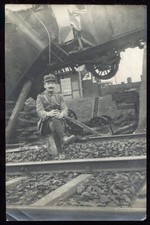 old train photo old locomotive. derailment.  1923