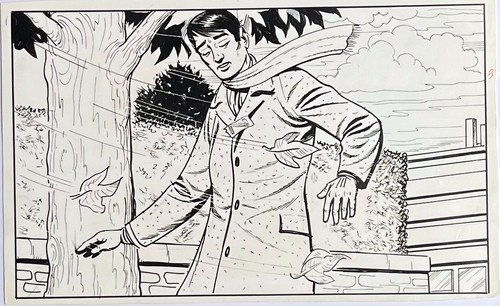 Planche originale encre de - originale,