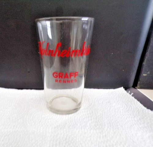 Verre ancien biere - ,