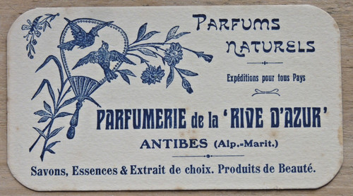 Carte parfumée parfumerie - -,