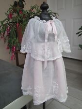 très belle robe-cape début XXè  poupée ancienne Jumeau,SFBJ  antique -dress doll