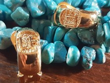 Earrings - earrings - Louis Feraud - gold plate - vintage