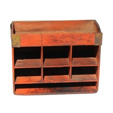 Antique Small Wooden Workshop / Countertop / Sorting / Lockers Furniture