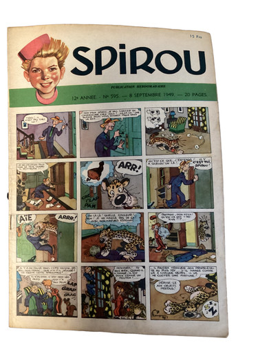 Ancienne revue spirou - ancienne, vintage
