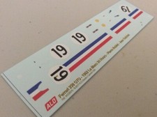 1962 LE MANS #19 FERRARI 250 GTO NOBLET/GUICHET 1:43 DECALS