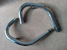 Pair of 1970's Honda CB500T CB 500T Genuine Original Chrome Downpipes Headers