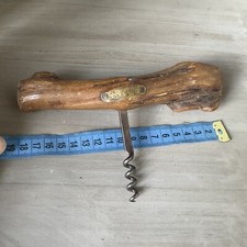 Antique Louis Max Beaurne Vineyard Wood Corkscrew