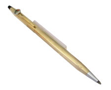 CAPTIVANT STYLO BILLE CROSS CENTURY EDITION SPECIALE BANK EN PLAQUE OR Q165