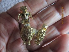 Ancienne Broche Chien Caniche