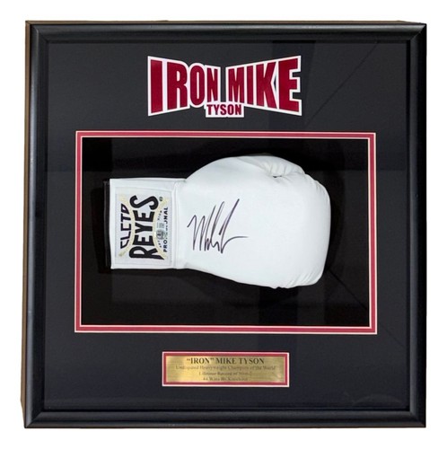 Mike tyson signed white - mike,