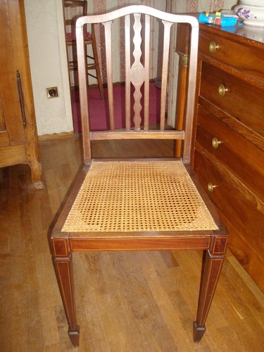 Chaises cannées en - 2,
