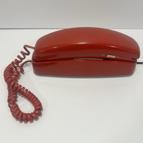 Vintage red push button desk - vintage,