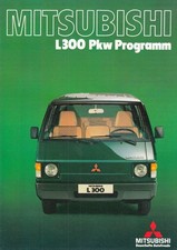 Mitsubishi L300 Bus Brochure Brochure with 4WD and Motorhome 1983 46