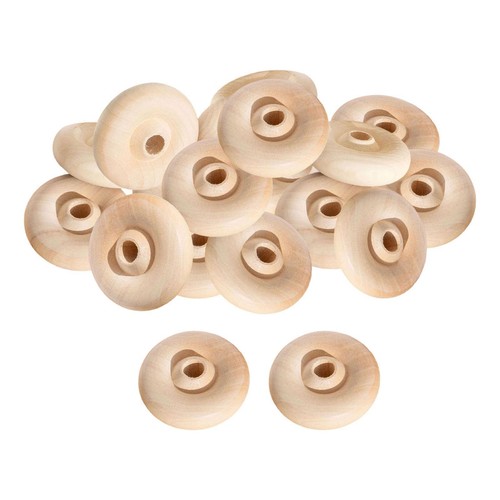 Mini roues plates bois - 20,