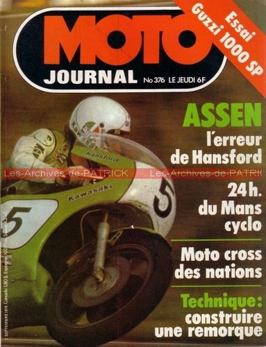 Moto journal 376 guzzi sp - moto,