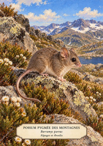 Affiche possum pygmee des - a4,