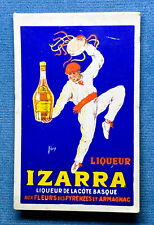 OLD ADVERTISING NOTEBOOK liqueur IZARRA Armagnac CLOS des Ducs