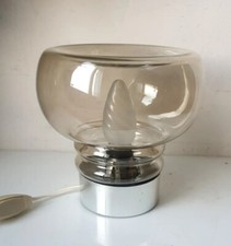 lampe de table space age verre