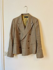 Veste en lin et soie pied de