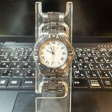 Baume & Mercier Malibu Quartz Watch Stainless Steel Roman Dial Collector's Item