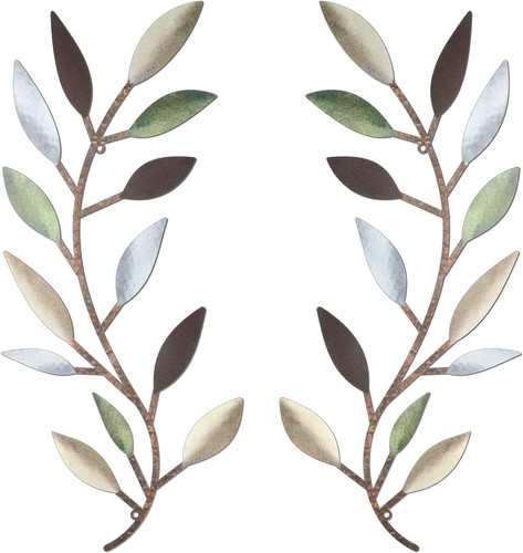 Pieces metal tree - leaf, wall