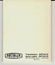 Bloc-notes OPTALIX -