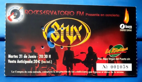 Ticket billet place concert - ticket,