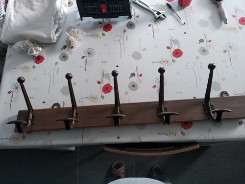 Rare ancien porte manteau - et, 5