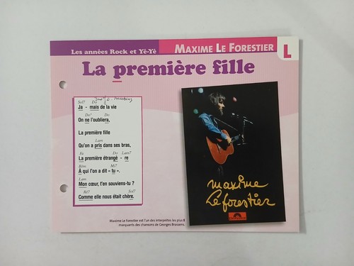 Carte fiche maxime - -,
