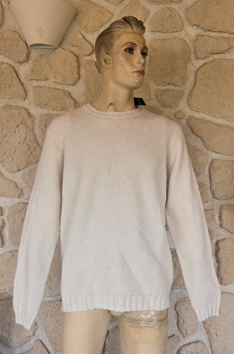 Pull blanc loden - pull, taille