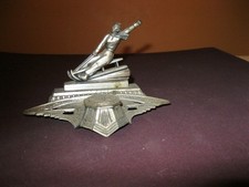 Ancien encrier sport d'hiver