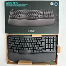 Logitech Wave Keys wireless clavier sans fil Ergonomique qwertz (sans dongle)