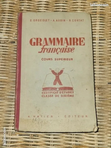 Ancien manuel scolaire - , «