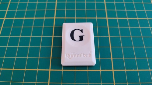Tuile lettre pièce - g,