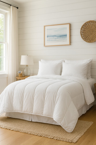 Couette blanche coton - blanche,