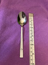 Eternum-Inox Stainless Steel 5" Dessert Spoon - "S" in Circle Hallmark