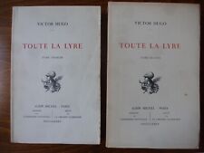 Toute la lyre, 2 tomes, Victor