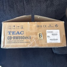 Teac CD-RW890 MKII Black Digital High Speed CD Recorder *Open Box