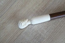 Canne ancienne d'art populaire