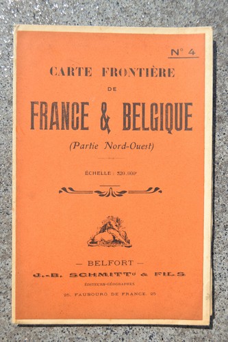 Carte frontière france - frontière, n°4