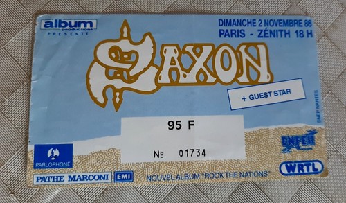 Ticket billet place concert - ticket,