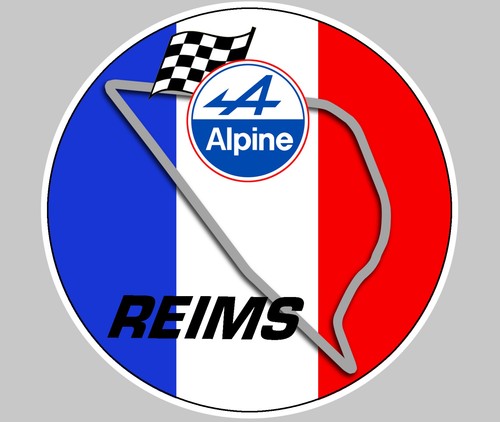 Sticker circuit reims formule - sticker,