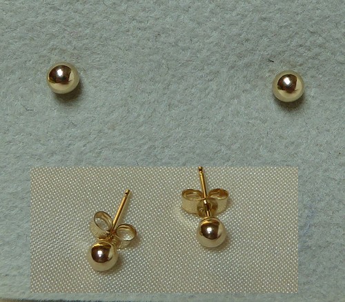 Boucles oreilles sur or - boucles,