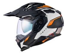 Nexx X.WED3 Carbon Keyo Matte White Orange Helmet size Large