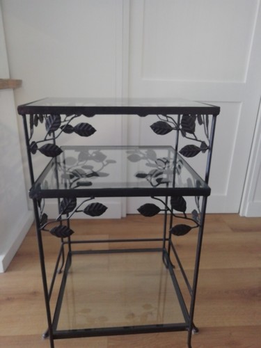 Table gigognes fer forgé - ,